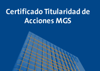 Certificado de Titularidad de Acciones MGS