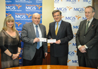 Entrega de la aportación de la Fundación MGS a Cáritas