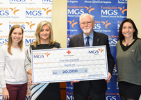 La Fundación MGS entrega a Cruz Roja la recaudación de su Calendario Solidario 2017