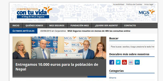 MGS Seguros renueva su blog corporativo 
