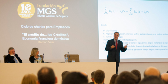 El personal de MGS Seguros mejora sus conocimientos sobre economía financiera doméstica de la mano de la Fundación MGS