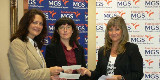 Entrega a Proyecto Hombre de la recaudación de la Campaña solidaria de la Fundación MGS