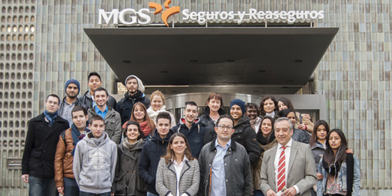 La Fundación MGS continúa en 2015 con su ciclo de visitas de colegios a la sede central de MGS Seguros