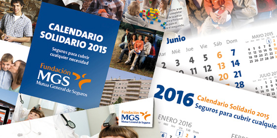 Ya a la venta el Calendario Solidario 2015 de la Fundación MGS en favor de Cáritas