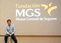 Charla del ciclista Perico Delgado para la Fundación MGS