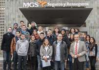 La Fundación MGS continúa en 2015 con su ciclo de visitas de colegios a la sede central de MGS Seguros