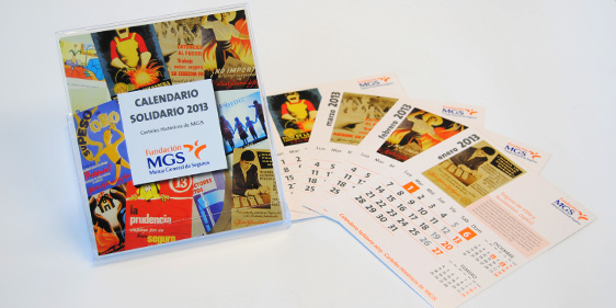 La Fundación MGS pone a la venta su Calendario Solidario 2013